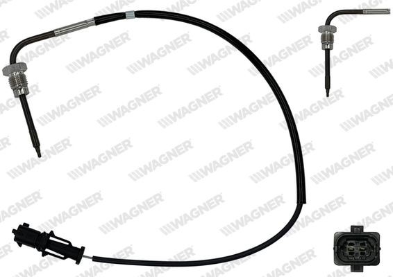 Sensore, Temperatura gas scarico WAGNER ETP00177 WAGNER ETP00177 Sensore temperatura FAP Fiat PUNTO 2019
