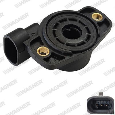 Throttle position sensor WAGNER THR00001 WAGNER THR00001 2019 FIAT UNO throttle position sensor replacement