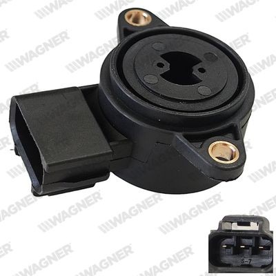 Gasklep positiesensor WAGNER THR00035 WAGNER THR00035: Sensor smoorkleppenverstelling Mitsubishi PAJERO PININ 2003