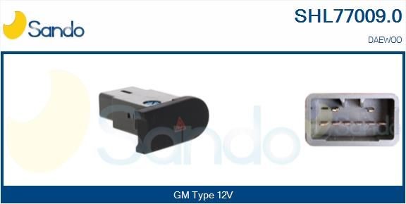 SANDO Varningsblinkers knapp SHL77009.0 VOLVO brytare, varningsblinkljus SANDO SHL77009.0