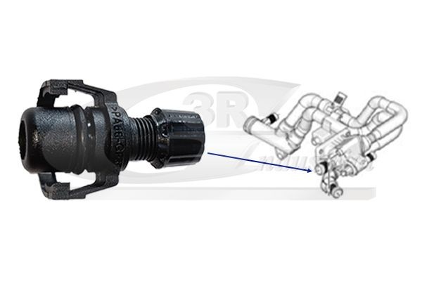 3RG Πώμα, φλάντζα ψυκτικού υγρού 65201 3RG 65201 Λαιμός θερμοστάτη Peugeot 206 CC φθηνά