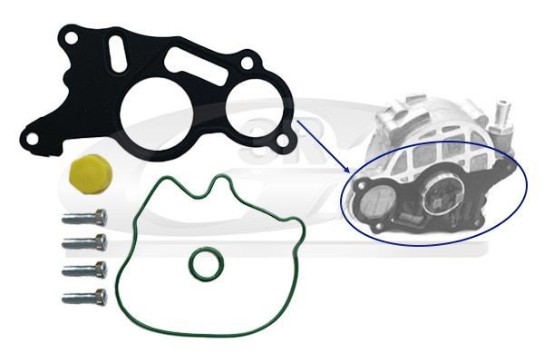 3RG Reparatieset, onderdrukpomp (remsysteem) 74710 74710 Vacuumpomp rembekrachtiger 3RG FORD MONDEO