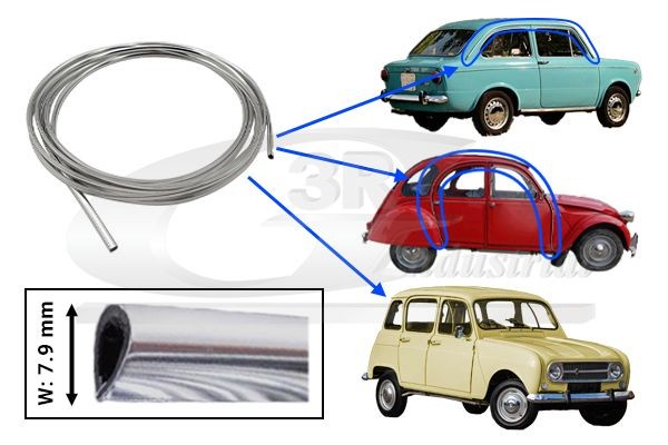 3RG Sier- / beschermingspaneel, deur 82017 82017 3RG Sierlijsten Skoda goedkoop