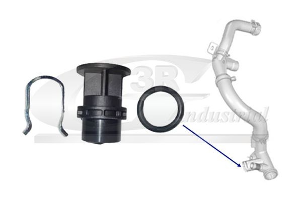 3RG Τάπα κλεισίματος, ψύκτης 82246 3RG Τάπα ψυγείου MERCEDES-BENZ 82246