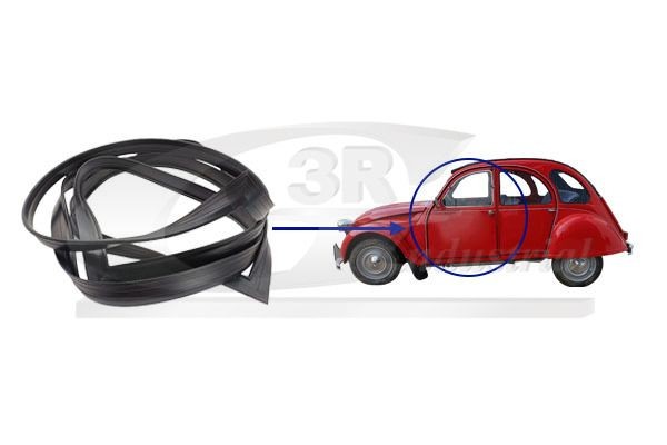 3RG Dörrtätning 86293 86293 3RG tätlist dörr Mercedes SPRINTER