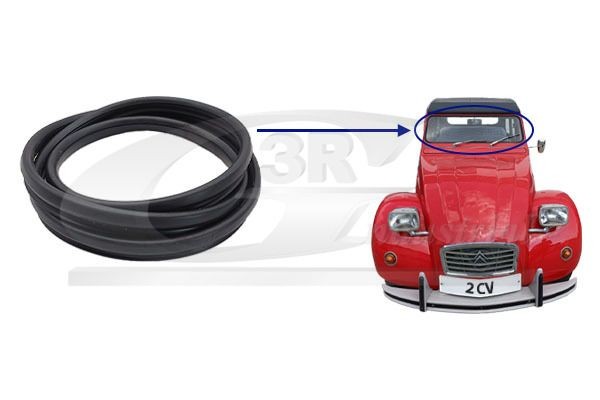 3RG Guarnizione, Parabrezza 87236 3RG 87236 costo Guarnizioni vetro Citroën C4 mk2 originale