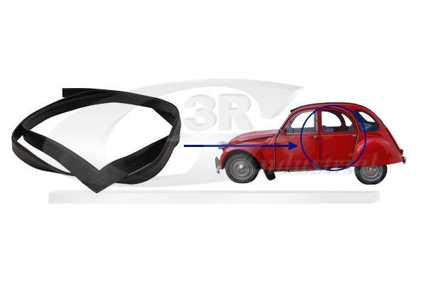 3RG Τσιμούχα πόρτας 87242 3RG 87242 Τσιμουχεσ παραθυρων αυτοκινητων Citroen Xantia X1 φθηνά