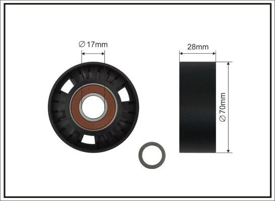 CAFFARO Ohjainrulla, moniurahihna 11-92 SC ALFA ROMEO Ohjainrulla CAFFARO 11-92 SC