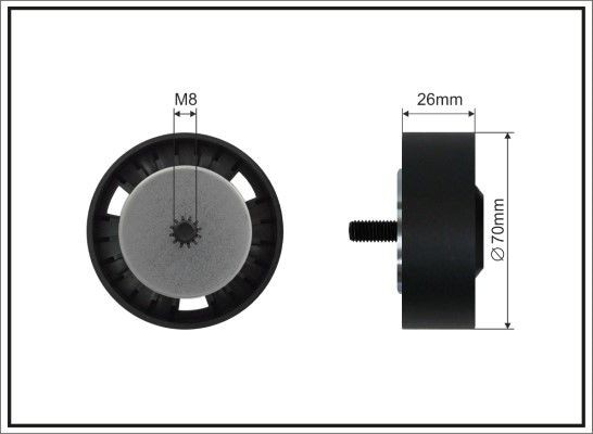 CAFFARO Styrrulle, drivrem 238-99 SC Byta Löprulle ALPINA B11 Sedan (E32) kostnad CAFFARO 238-99 SC