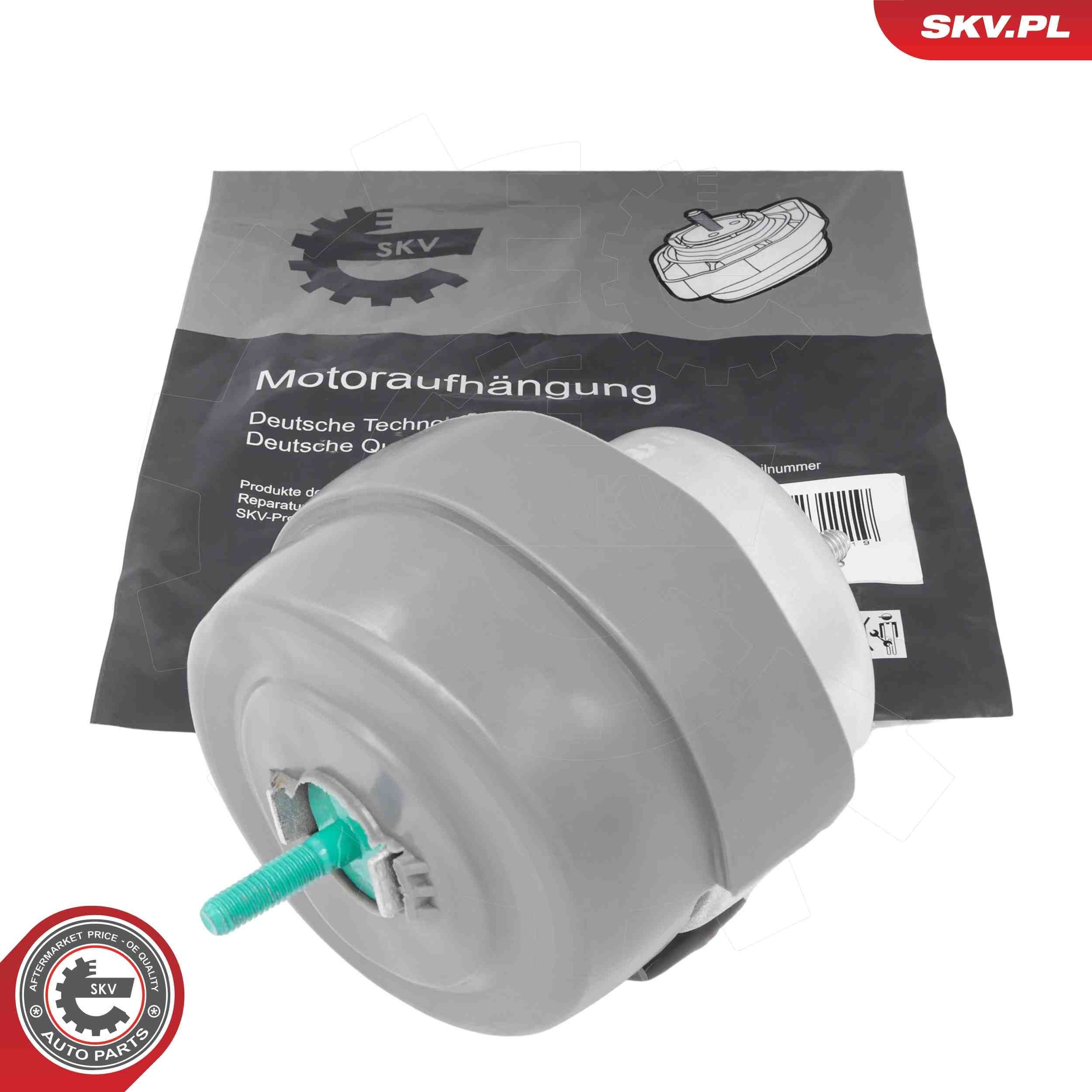 ESEN SKV Moottorin tuki 75SKV044 Moottorin tuki ESEN SKV Vasen, Hydrolaakeri, Alumiini, Kumi, 265 mm 165 mm