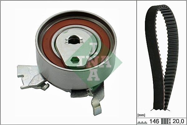 INA Jogo de correias dentadas 530 0147 10 INA 530 0147 10 originais Kit de correia de distribuição Opel Frontera Sport custo