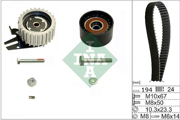 INA Kit cinghia di distribuzione 530 0561 10 530 0561 10 Cinghia di distribuzione BMW X3 INA costo