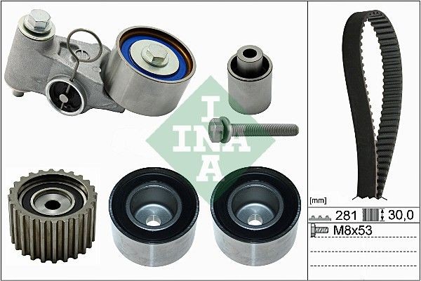 Jogo de correias dentadas INA 530 0563 10 INA 530 0563 10 Kit de correia de distribuição SUBARU LEGACY 2016