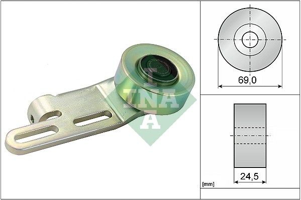 INA Rolo tensor, correia trapezoidal estriada 531 0239 10 531 0239 10 Rolo tensor CITROËN C4 INA