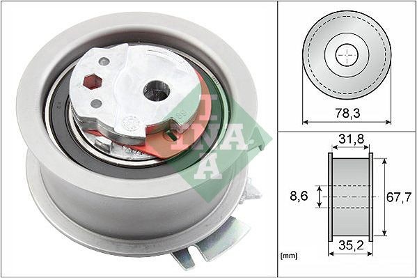 INA Rullo tenditore, cinghia dentata 531 0628 30 INA 531 0628 30 costo Rullo tenditore, cinghia dentata HONDA ACCORD