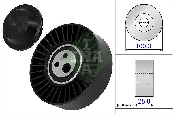 Spanrol, poly V-riem INA 531 0635 20 INA 531 0635 20: Spanrol v-snaar Fiat MAREA 2006