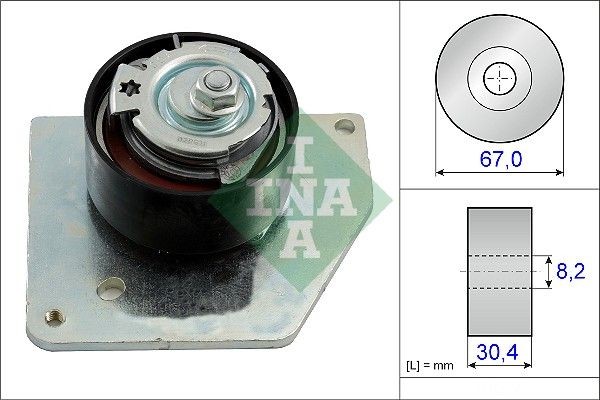 INA Rullo tenditore, cinghia dentata 531 0858 10 531 0858 10 Rullo tenditore, cinghia dentata INA RENAULT Symbol costo