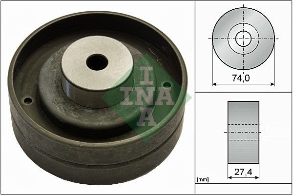 INA Timing belt deflection pulley 532 0051 10 INA 532 0051 10 Timing belt deflection pulley VW Scirocco II (53B) 1.8 90 hp 1987