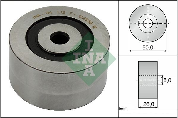 INA Geleiderol / omdraairol v-snaren 532 0143 10 Geleiderol poly v-riem INA BX 532 0143 10 goedkoop