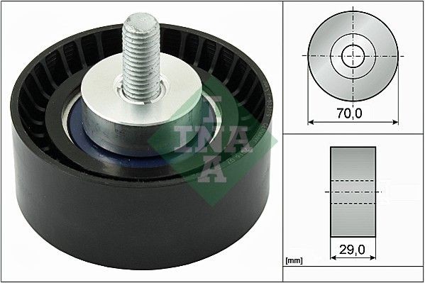 INA Deflection / Guide Pulley, v-ribbed belt 532 0298 10 INA 532 0298 10 Fiat Talento Van deflection guide pulley v ribbed belt replacement