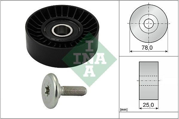 INA Galoppino guidacinghia, cinghia Poly-V 532 0439 10 532 0439 10 Galoppino FIAT 500 INA costo