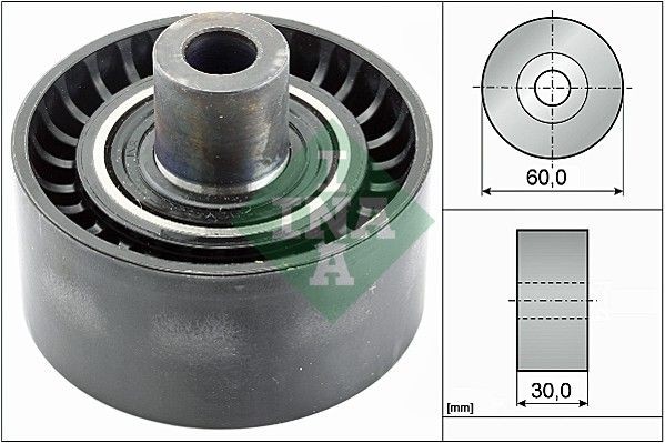 Τροχαλία παρέκκλισης, ιμάντας poly-V INA 532 0538 10 INA 532 0538 10 Τροχαλία αδρανείας ιμάντα poly v Peugeot 206 2015