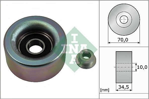 INA Seade- / juhtrull, soonrihm 532 0590 10 INA 532 0590 10 Juhtrull Toyota Prado J120 originaal hind