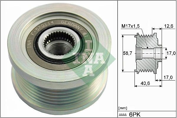 INA Vibration Damper, timing belt 533 0053 20 RENAULT KADJAR INA vibration damper, timing belt 533005320