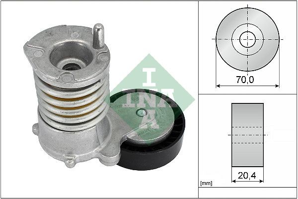 INA Spennarm, vifterem 534 0030 10 Spennarm INA Ford GRANADA 534 0030 10