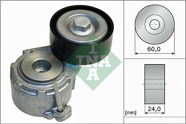 Galet tendeur de courroie d'accessoire INA 534 0111 20 INA 534 0111 20 Tendeur de courroie d'alternateur PEUGEOT 307 2014