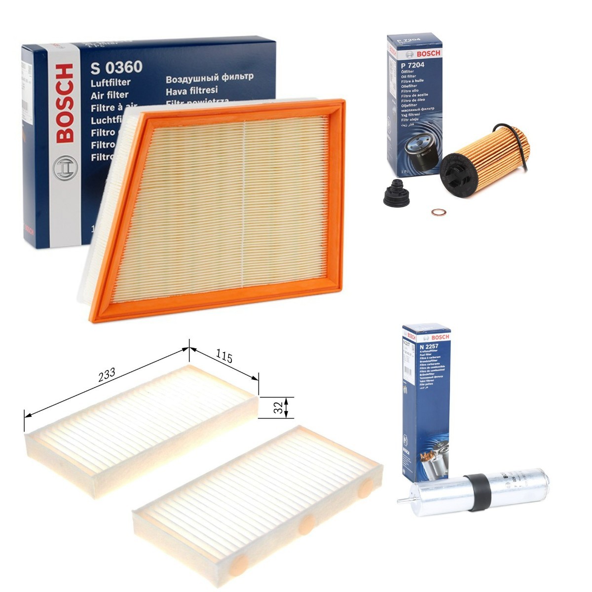 BOSCH Filter - Sada BSH4055N0008 BOSCH BSH4055N0008 Filter - sada BMW F39 za nízku cenu