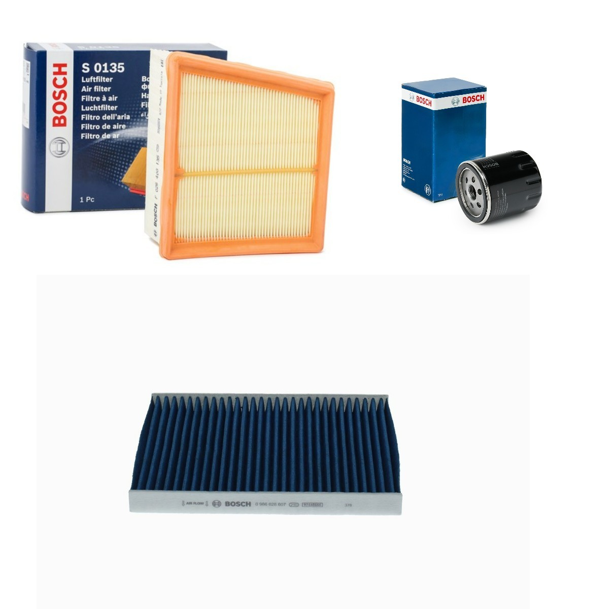 BOSCH Filter-komplekt BSH4055N0038 BOSCH BSH4055N0038 Filter-komplekt Ford Fiesta Mk6 odav