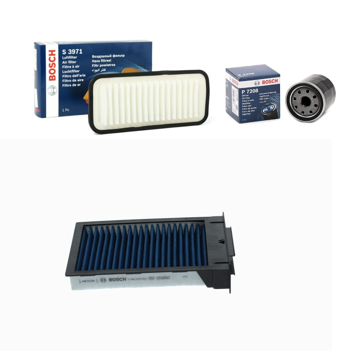 BOSCH Filter-komplekt BSH4055N0042 Filter-komplekt BOSCH Peugeot 208 BSH4055N0042