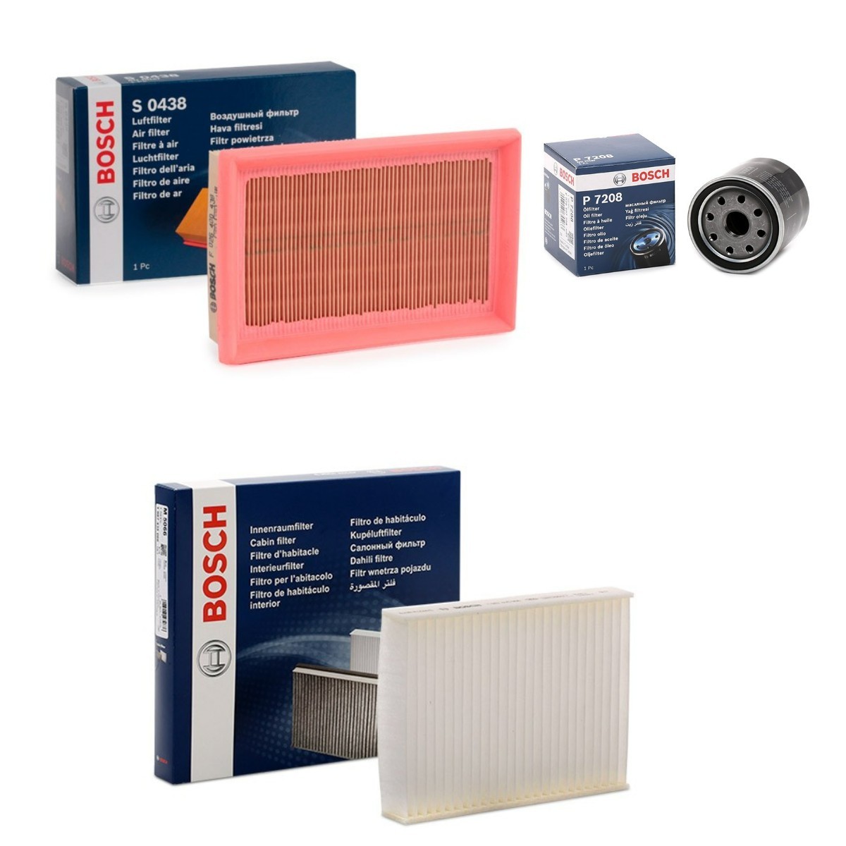 BOSCH Filter-komplekt BSH4055N0067 BOSCH BSH4055N0067 Filter-komplekt Peugeot 106 2 hind