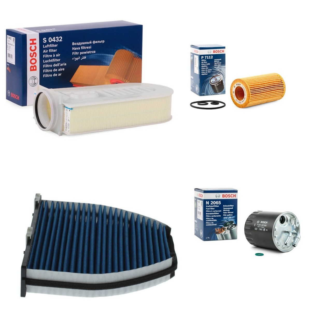 BOSCH Suodatinsarja BSH4055N0069 BSH4055N0069 BOSCH Suodatinsarja MERCEDES-BENZ CLS