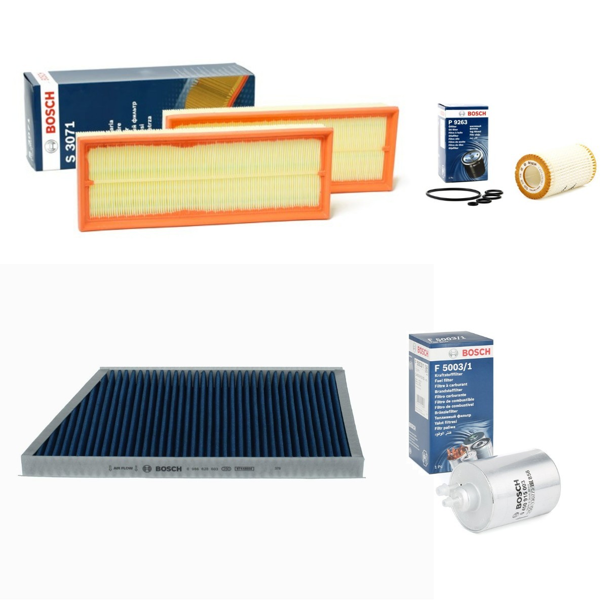 BOSCH Filter-komplekt BSH4055N0079 BOSCH BSH4055N0079 Filter-komplekt Mercedes CLC CL203 odava hinnaga