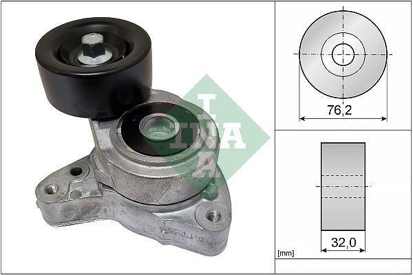 INA Spriegotājsvira, Ķīļrievu siksna 534 0283 10 INA 534 0283 10 Siksnas spriegotājs Honda Civic eu7 par izdevīgu cenu
