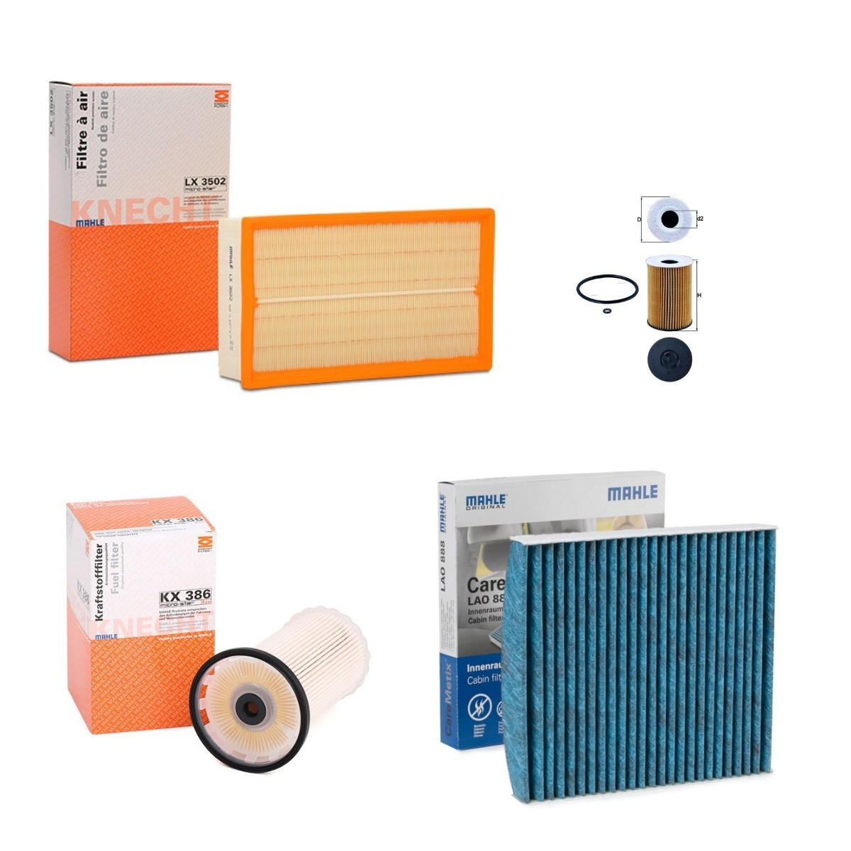 MAHLE Filter - Sada MHL4055N0005 MAHLE MHL4055N0005 Filter - sada Golf BA5 originálne cena