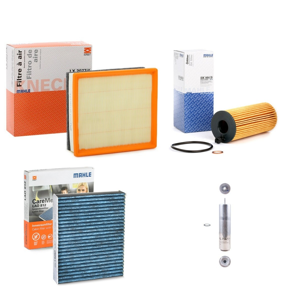 MAHLE Filterset MHL4055N0008 Filtersatz MAHLE BMW X1 MHL4055N0008