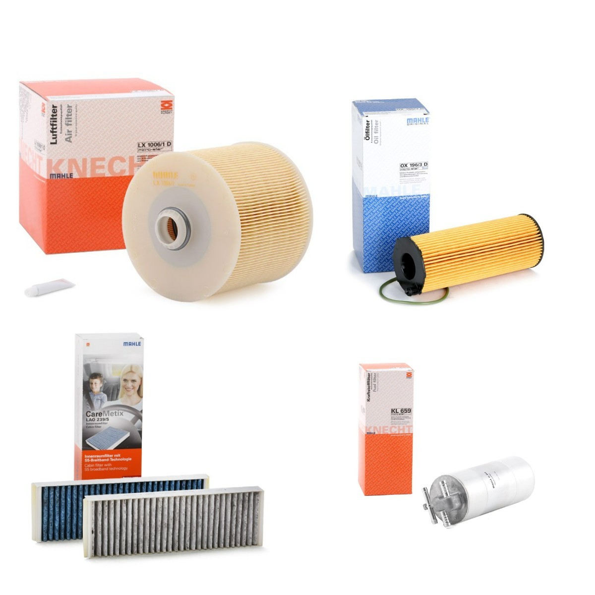 MAHLE Kit de filtres MHL4055N0029 MHL4055N0029 Kit de filtres MAHLE AUDI TT