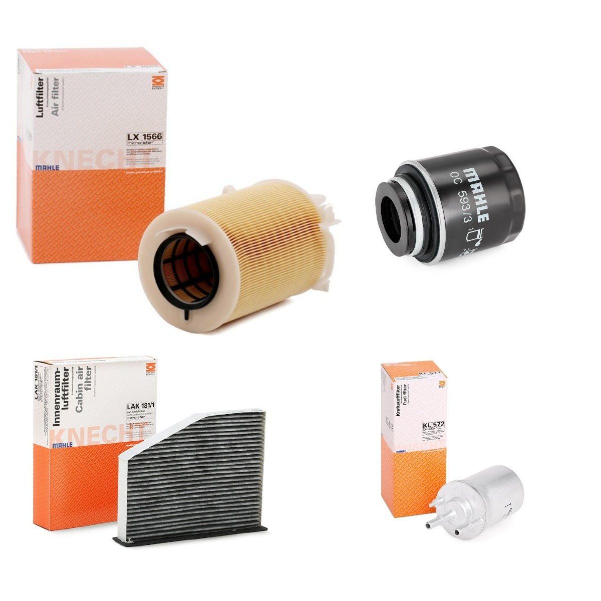 MAHLE Filter-komplekt MHL4055N0041 MAHLE MHL4055N0041 Filter-komplekt Audi A3 Cabrio odav