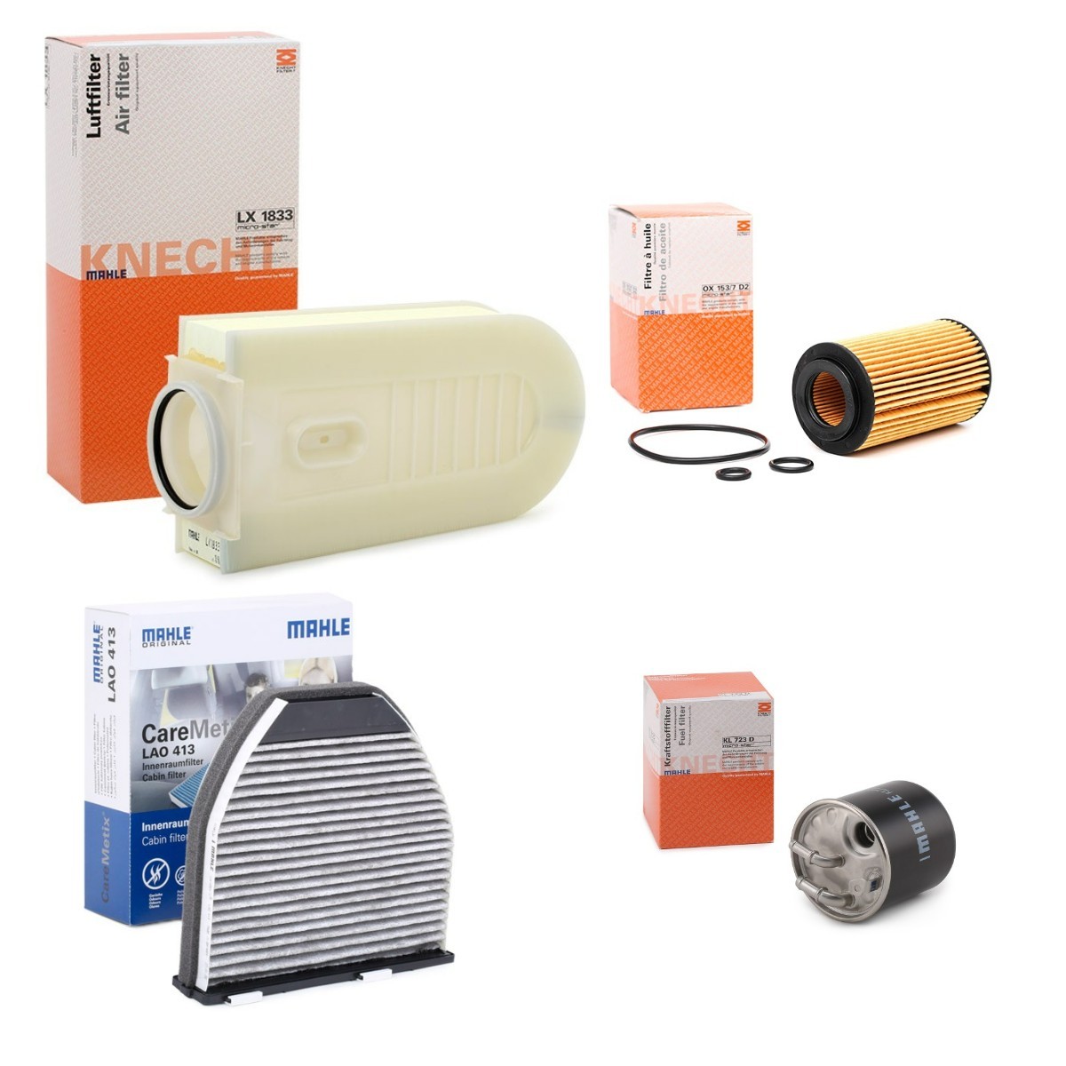 MAHLE Filter-komplekt MHL4055N0043 Filter-komplekt MAHLE A-klass MHL4055N0043 odav