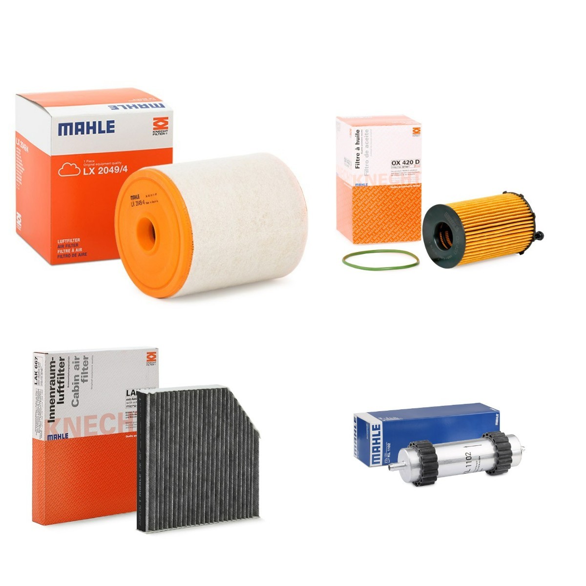 MAHLE Kit de filtres MHL4055N0053 Kit de filtres MAHLE TT MHL4055N0053 pas cher