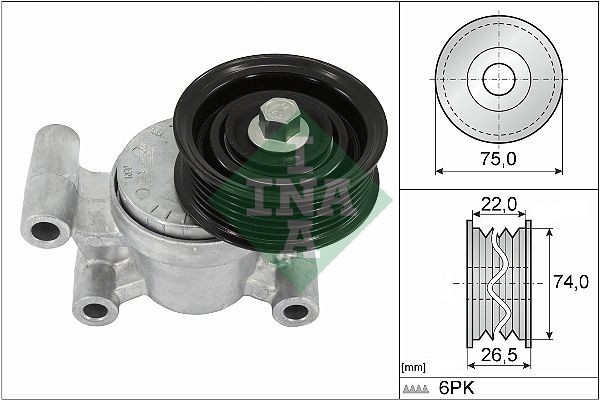 INA Braccio tenditore, Cinghia Poly-V 534 0293 10 534 0293 10 costo Tenditore cinghia servizi MAZDA 3 INA