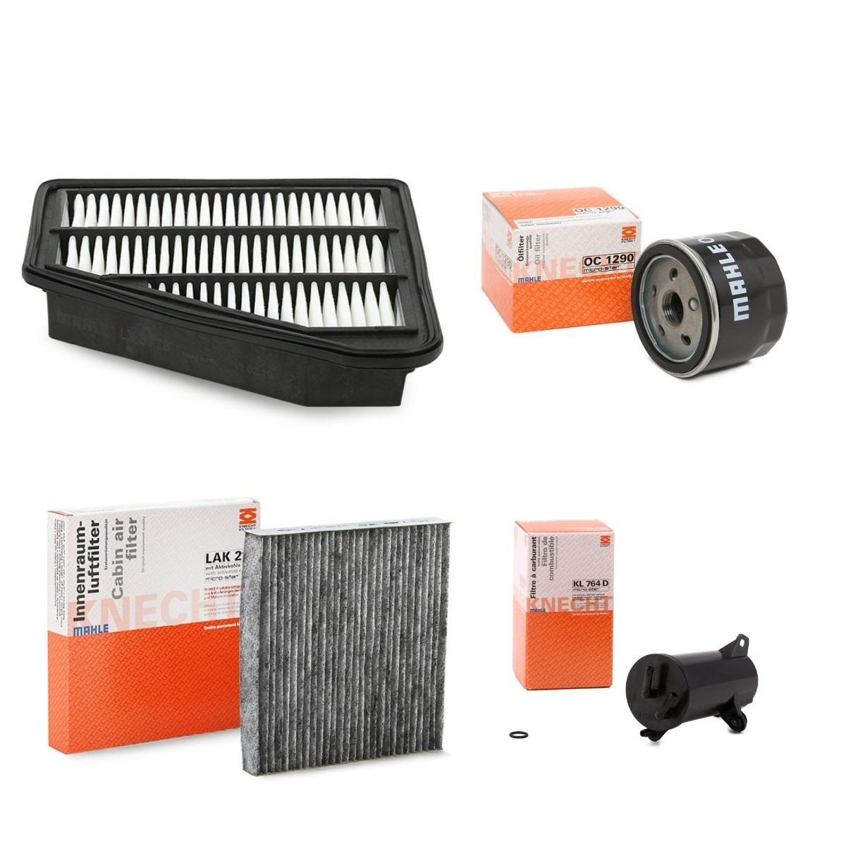MAHLE Filter kit MHL4055N0076 MHL4055N0076 Servicekit og filtersæt HONDA CIVIC MAHLE