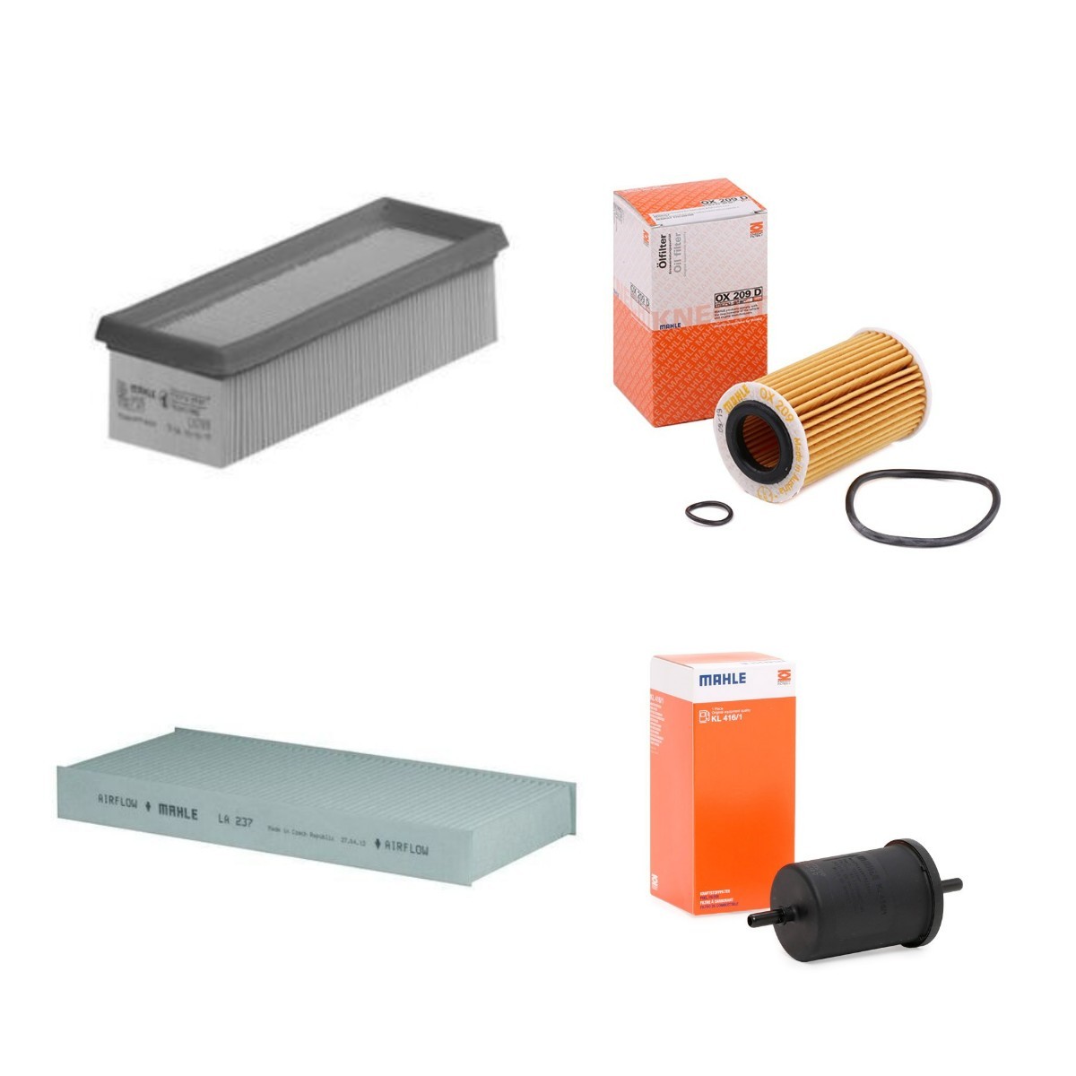 MAHLE Filter kit MHL4055N0084 MHL4055N0084 MAHLE Servicekit og filtersæt Honda billig