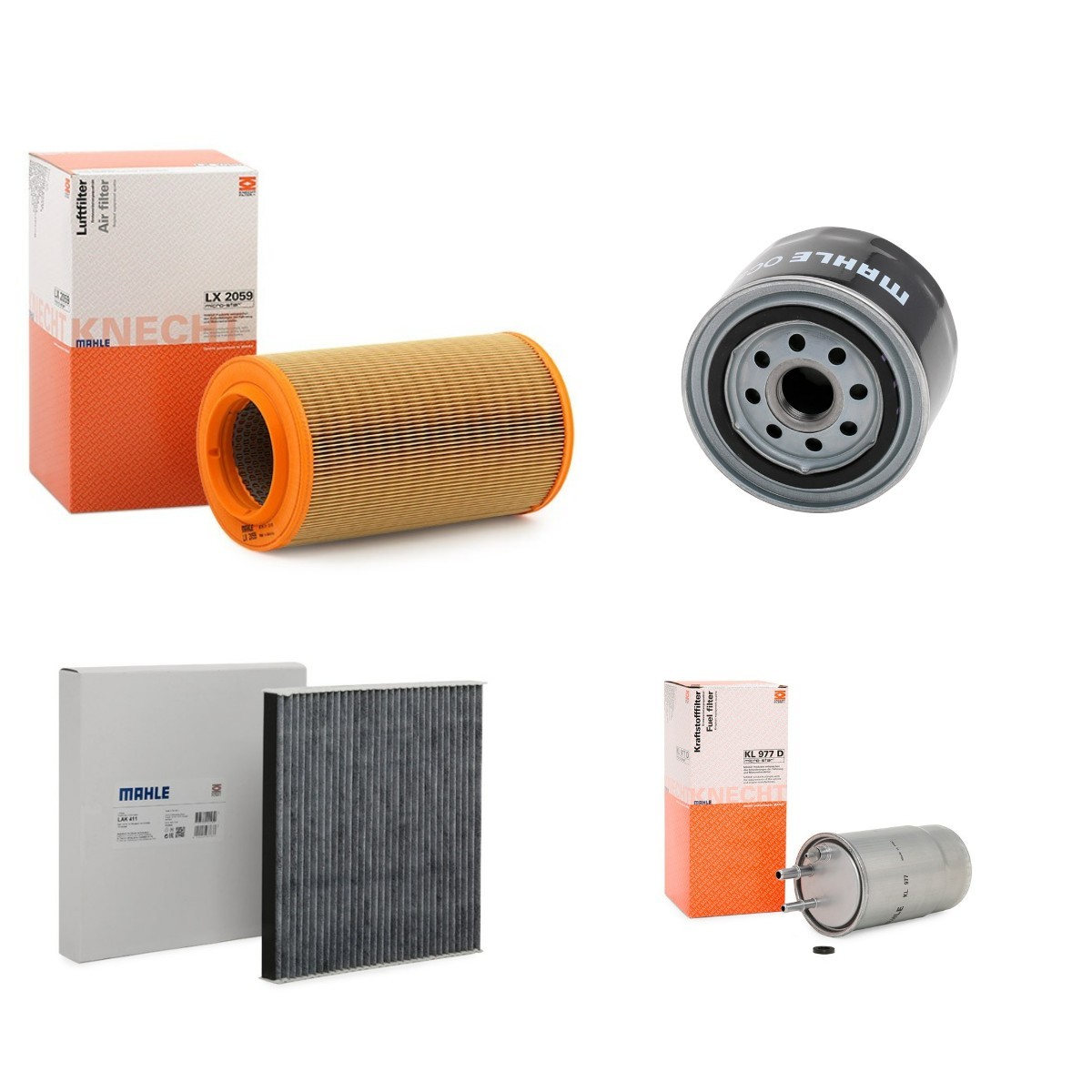 MAHLE Filtrs-Komplekts MHL4055N0089 Filtrs-komplekts MAHLE Jeep GRAND CHEROKEE MHL4055N0089