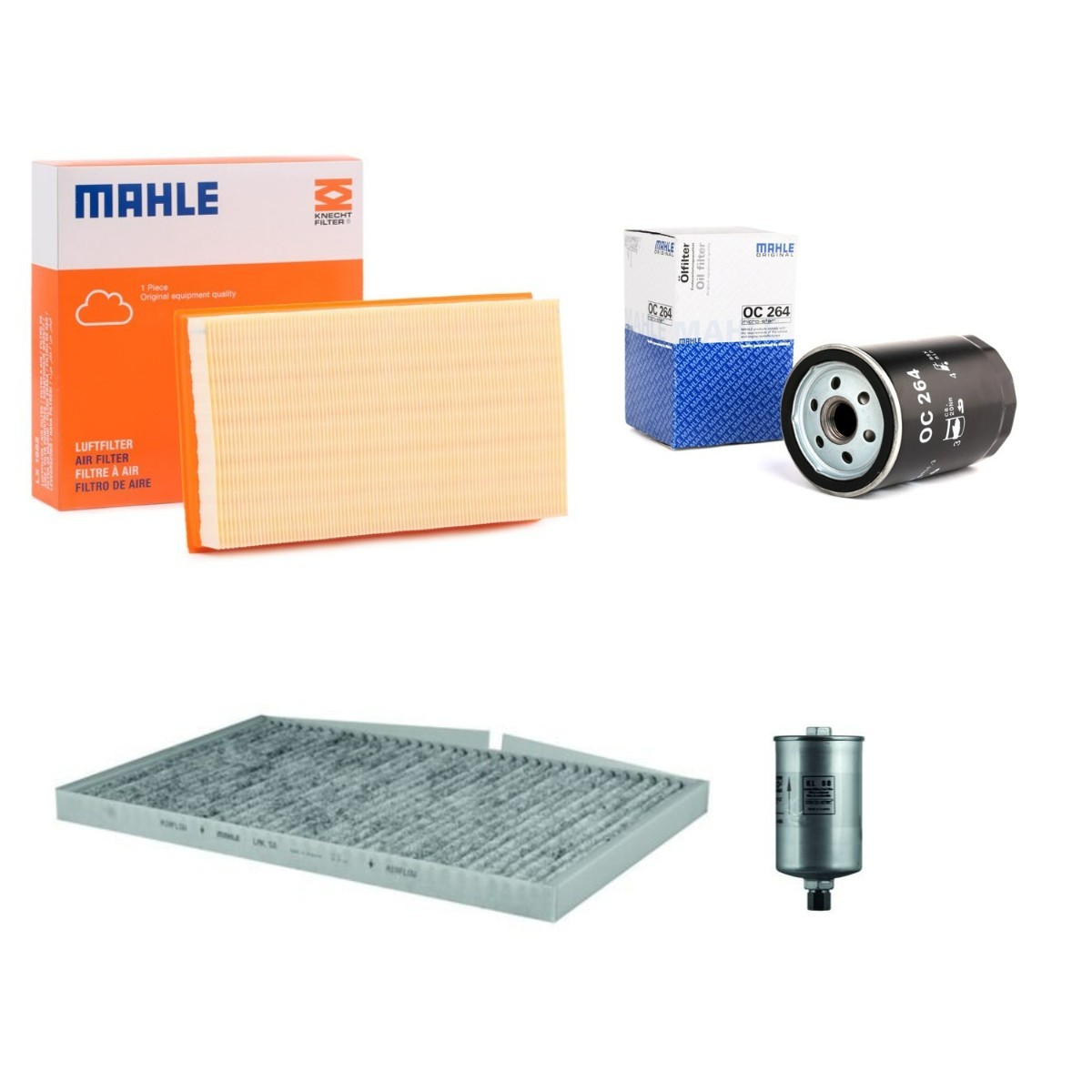 MAHLE Filter kit MHL4055N0094 Servicekit og filtersæt MAHLE Ford RANGER MHL4055N0094