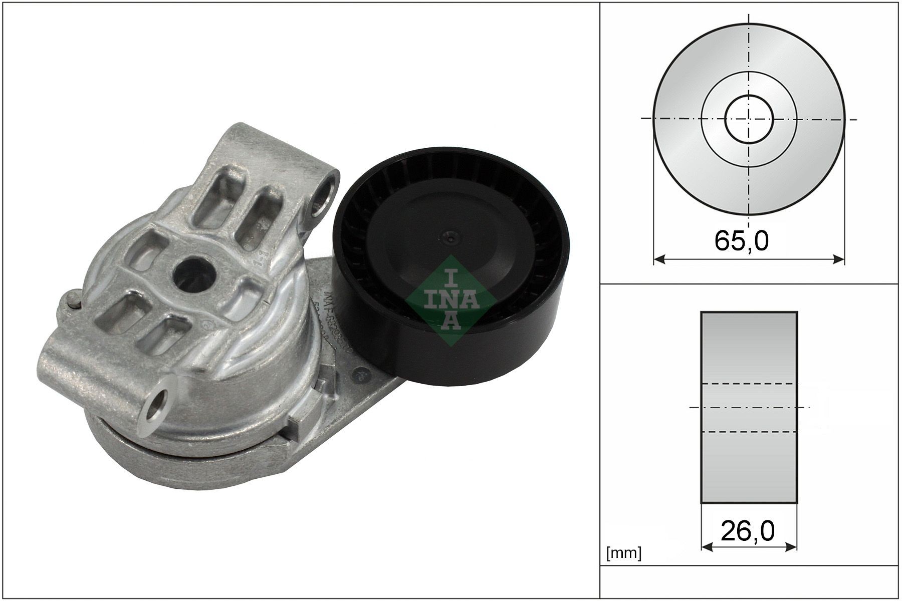 INA Kiristinvarsi, moniurahihna 534 0308 10 INA 534 0308 10 Mitsubishi CARISMA hihnankiristin hinta