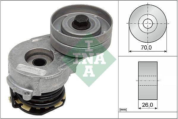 INA Tensor, correia trapezoidal estriada 534 0321 10 INA 534032110 Tensor da correia Sierra II Extended Cab preço